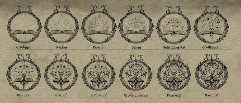 Ränge der Astralwissenschaftler